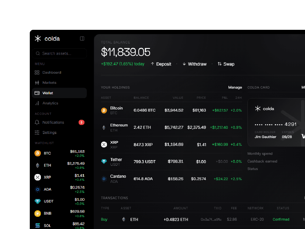 Exchange de criptomonedas para inversores minoristas